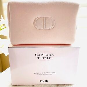 Dior - light pink makeup pouch - NEW